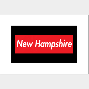 NEW HAMPSHIRE SUPER USA LOGO Posters and Art